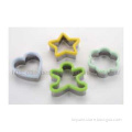 4pcs Cookie Cutter Set with Silicone Ring